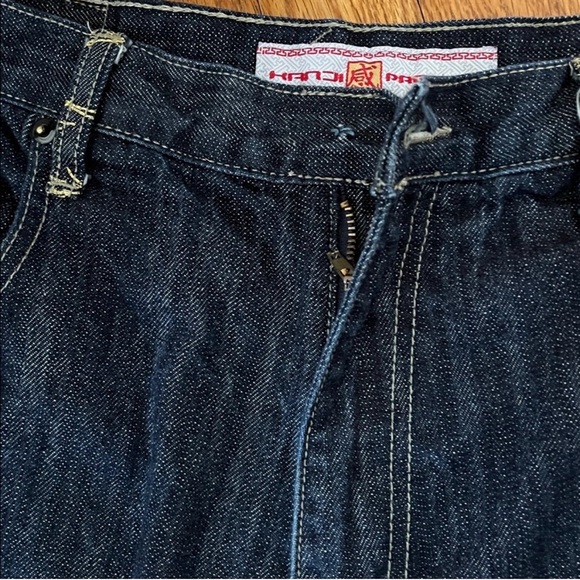 Vans Plaid Flannel and Kanji Premium Vintage Embroidered Jeans Men’s 36x32 - Picture 12 of 14